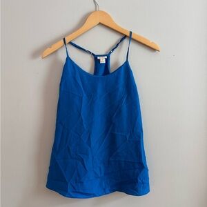 J. Crew Blue Camisole with Relaxed Silhouette